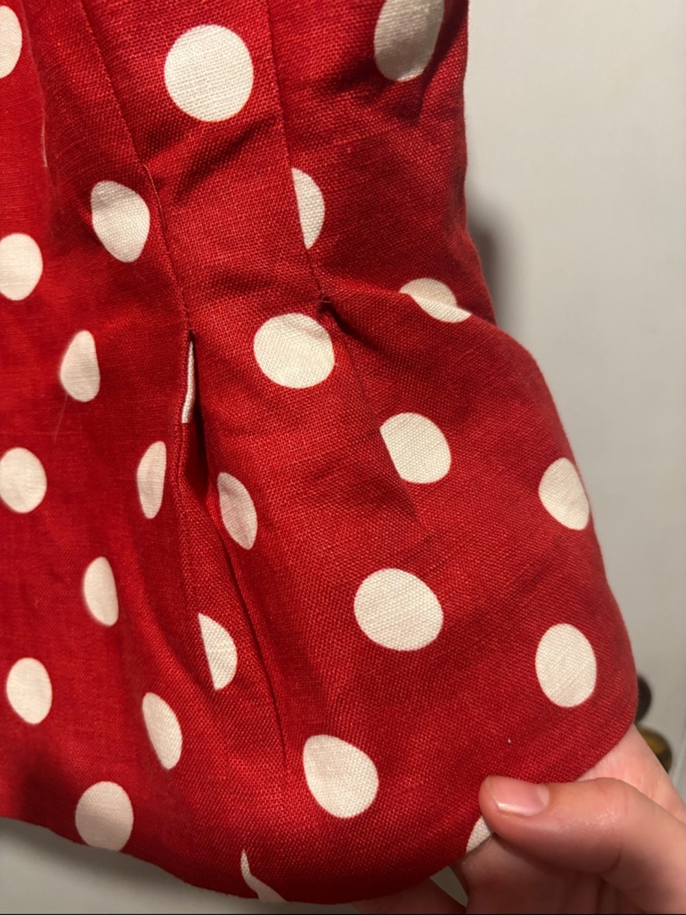New POSSE Rosalie polka dot blouse top - Picture 8 of 12